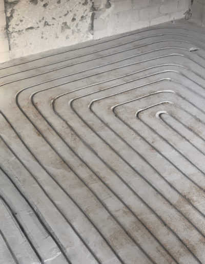 gefräste Heizkanäle