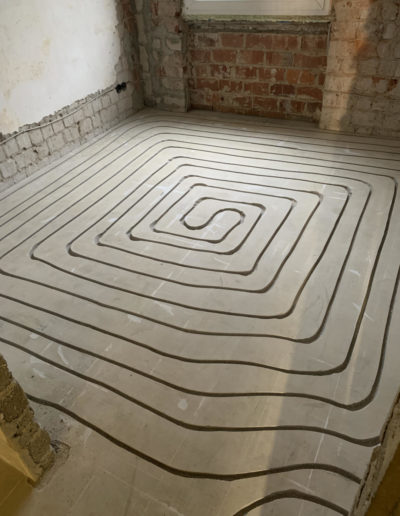 gefräste Heizkanäle