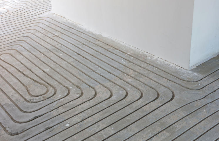 Fräsen von Heizkanälen